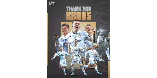 Kroos' farvel, farvel, Tysklands landslagstrøye og Real Madrid hvit trøye